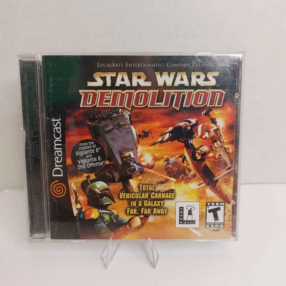 Star Wars Demolition Sega Dreamcast CASE & MANUAL ONLY No Disc Authentic